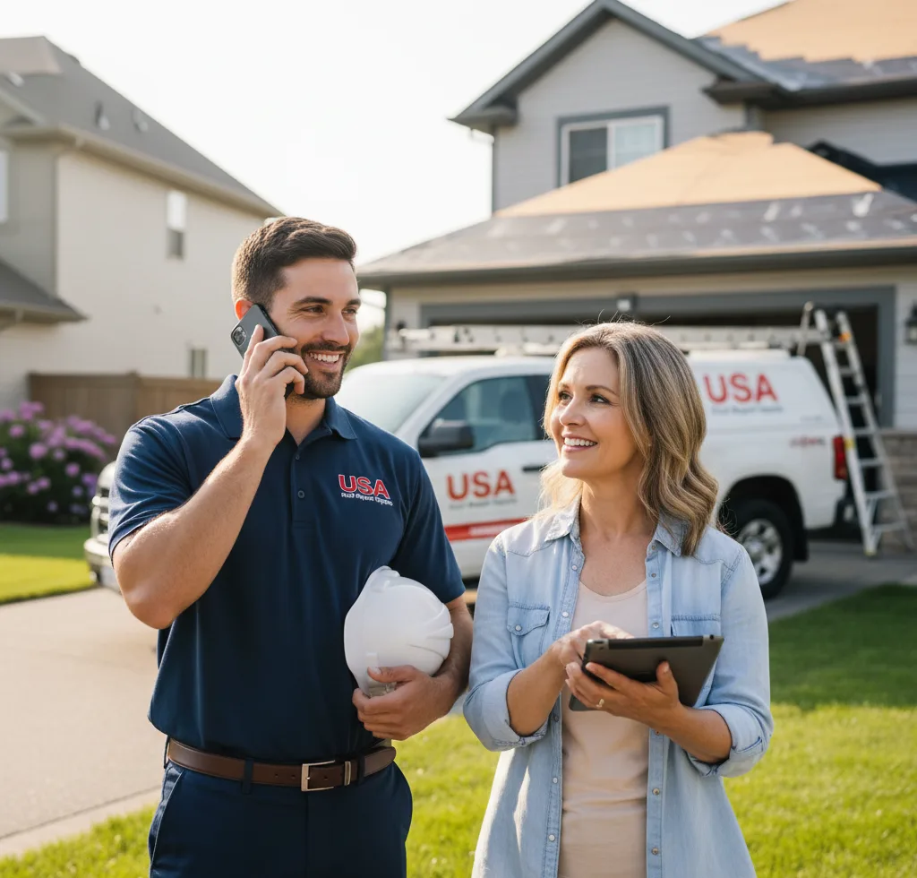 USA Roof Repair Experts customer support in Lilburn
